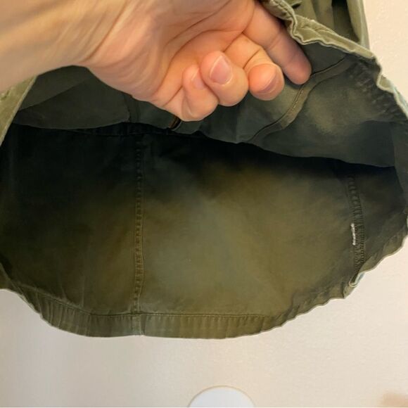 Madewell Women’s Surplus Military Cargo Utility Jacket Olive Green Size XS - Picture 5 of 8